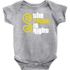 the paisa is right Baby Onesie