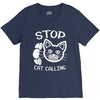 stop cat calling V-Neck Tee