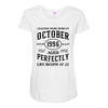 legends were born in october genuıne 1996 qualıty one kind of aged l Maternity Scoop Neck T-shirt