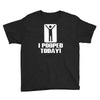 novelty funny humor tee graphic Youth Tee