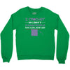 i crochet so i don't choke people save a life, send yarn Crewneck Sweatshirt