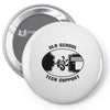 old school tech support Pin-back button