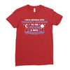 I Love Someone with Hodgkin's Cancer to The Moon and Back to Infinity Ladies Fitted T-Shirt