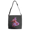 mordecai from regular show, walking dead Adjustable Strap Totes
