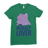 #crazylover clearance Ladies Fitted T-Shirt