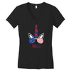 4th of July Women's V-Neck T-Shirt