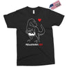 pregnant rex white and red color Exclusive T-shirt