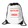 Santa Only Comes Once A Year Sister Is Always Here To Cheer Drawstring Bags