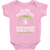 alien abductee survivor tour ufo nerd geek comic funny Baby Onesie