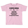 Scorpio Woman Toddler T-shirt
