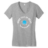 never trust an atom they make up everything Women's V-Neck T-Shirt