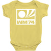 wm 74retro deutschland Baby Onesie