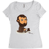 abraham play the game Women's Triblend Scoop T-shirt