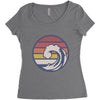 sea wawe Women's Triblend Scoop T-shirt