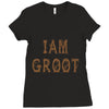 I am Groot Ladies Fitted T-Shirt
