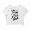 Love You To The Moon And Back Crop Top