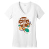 saved by the shell Women's V-Neck T-Shirt
