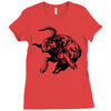 bull 2 Ladies Fitted T-Shirt