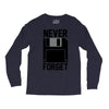 never forget floppy disk Long Sleeve Shirts