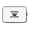 mens beard Laptop sleeve