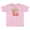 pizza christmas humor Toddler T-shirt