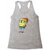 hipster spongebob squarepants Racerback Tank