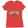 life without hunting Ladies Fitted T-Shirt
