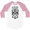 aztec design totem 3/4 Sleeve Shirt