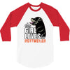 This Girl Loves Rottweiler 3/4 Sleeve Shirt