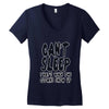 can't sleep clowns show up Women's V-Neck T-Shirt