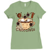 hot chocolate time! Ladies Fitted T-Shirt