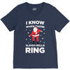 i know when those sleigh bells ring V-Neck Tee