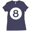 magic 8 ball Ladies Fitted T-Shirt