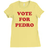 vote for pedro film retro napoleon classic sticker transfer iron on Ladies Fitted T-Shirt