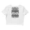 Real Kings Are Born On December 27 Crop Top