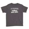commas save lives t shirt Youth Tee