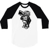 dance robot music old 3/4 Sleeve Shirt