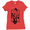 card girl deat game Ladies Fitted T-Shirt