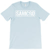 samcro funny retro biker gang sons fancy dress anarchy vintage T-Shirt