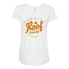 varsity roof drinking Maternity Scoop Neck T-shirt