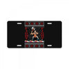 ugly sweater fight christmas t shirts License Plate