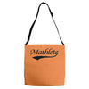 mathlete t shirt funny math humor geek nerd school athlete tee s m l x Adjustable Strap Totes