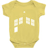 blue boxes Baby Onesie