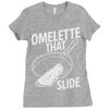 omelette that slide Ladies Fitted T-Shirt