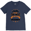 All Men Created Equal But The Best Born In December V-Neck Tee