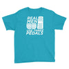 real men use 3 pedals Youth Tee
