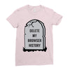 delete my browser history Ladies Fitted T-Shirt