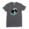 drooly snake slug thing Ladies Fitted T-Shirt