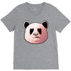 panda in love V-Neck Tee