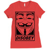 disobey Ladies Fitted T-Shirt